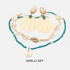 SHELLI Bộ vòng cổ và hoa tai