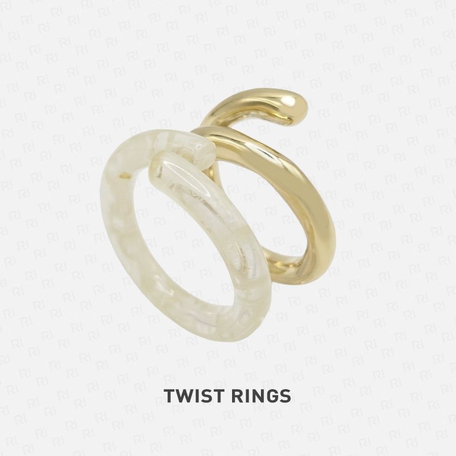 TWIST Nhẫn | Set 2 chiếc