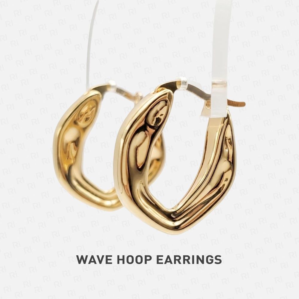 WAVE HOOP Bông tai