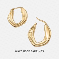 WAVE HOOP Bông tai