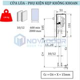  Cửa trượt đẩy tay Zamilldoor ray bản 131 
