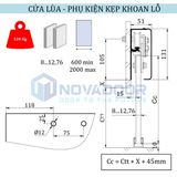  Cửa trượt đẩy tay Zamilldoor ray bản 131 