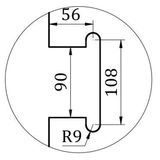  Cụm bánh xe kẹp khoan lỗ Zamilldoor- Ray 131 