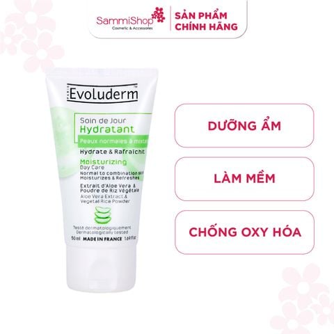 Evoluderm Kem dưỡng ẩm ban ngày Moisturizing Day Care 50ml
