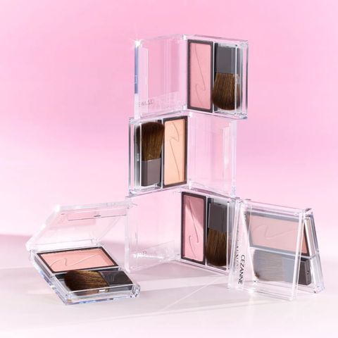 Cezanne Phấn trang điểm cho má và mắt mềm mịn, lâu trôi Cheek Blush 2,2g
