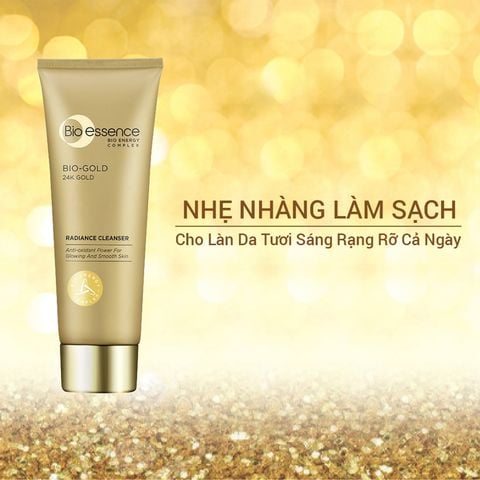 Bio Essence Sữa rửa mặt Gold Cleanser 100g