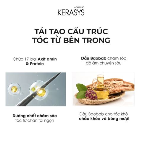 Kerasys Dầu gội Moisturizing Shampoo 600ml