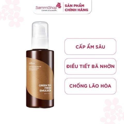 [date 9/27] Isntree Sữa Dưỡng Green Tea Fresh Emulsion 120ml