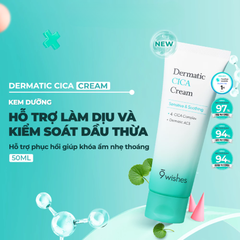 9 Wishes Kem dưỡng da Dermatic Cica Cream 50ml