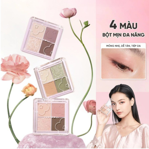 Judydoll Bảng phấn mắt 4-Color Eyeshadow