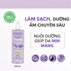 Evoluderm Gel tắm tinh chất Lavender 500ml