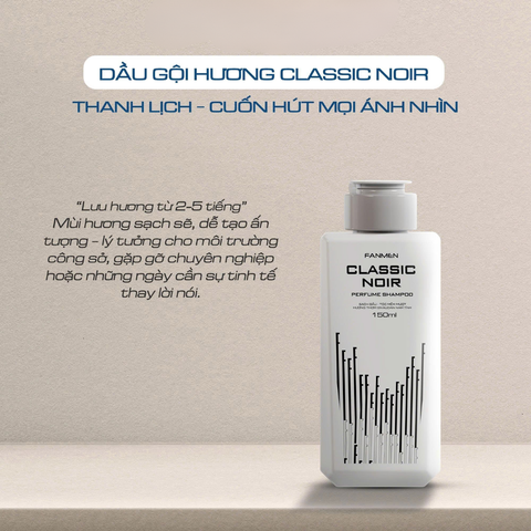 Fanmen Dầu gội nước hoa Classic Noir