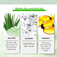 Evoluderm Gel tắm tinh chất nha đam 500ml