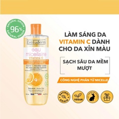 Evoluderm Nước tẩy trang Vitamin C