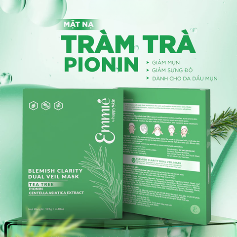 Emmie by Happyskin Mặt nạ Blemish Clarity Dual Veil Mask 25g