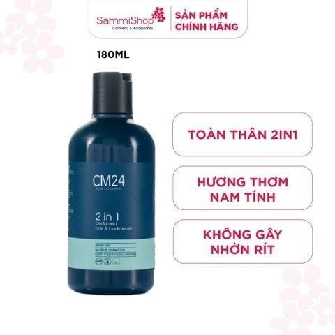 1.5- 31.5 MUA 1 TẶNG 1 CM24 for Coolmen Sữa tắm gội Nam 2in1 180ML