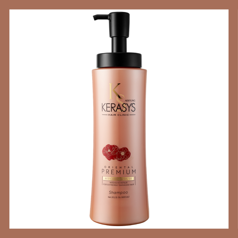 Aekyung Kerasys Dầu gội Oriental Premium Red Camellia EX Intensive Repair Shampoo 600ml