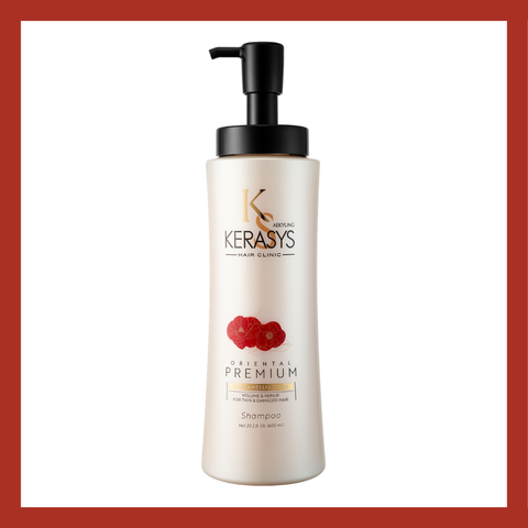 Aekyung Kerasys Dầu gội Premium Red Camellia EX Volumizing Repair Shampoo 600ml