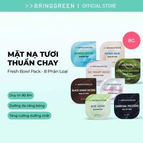 SALE TOÀN NHÃN 04.05-31.05 Bring Green Mặt nạ rửa Wash Off Pack 8g