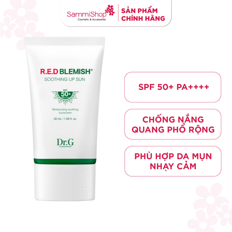 [date 4/27] Dr.G Kem chống nắng R.E.D Blemish Soothing Up Sun SPF 50+ PA++++ 50ml