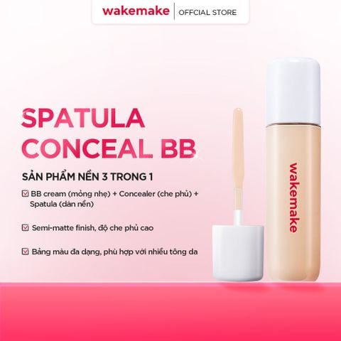 Wakemake Kem nền Spatula Conceal BB 20ml
