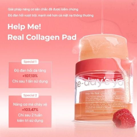 One-Day'syou Nước hoa hồng Help Me Real Collagen Pad