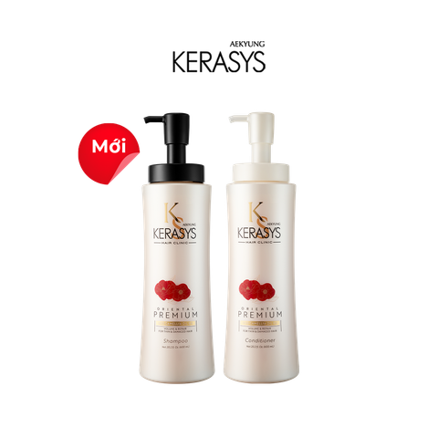 Aekyung Kerasys Dầu xả Oriental Premium Red Camellia EX Volumizing Repair Conditioner 600ml