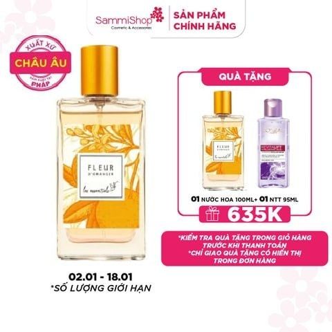 M1T1 02.01-18.01 Les Essentiels Nước hoa Fleur D'Oranger Eau De Parfum 80ml