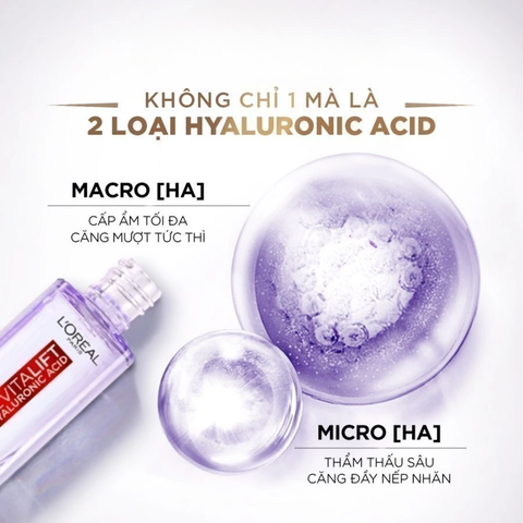 Loreal Dưỡng chất Revitalift Hyaluronic Acid 1.5% Hyaluron Replumping Serum 15ml