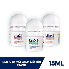 Etiaxil Lăn khử mùi da thường Detranspirant Extreme Peaux Normales Roll-on (Đỏ) 15ml