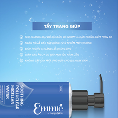 Emmie by Happyskin Nước Tẩy Trang Soothing Polluclear Micellar Water 220ml