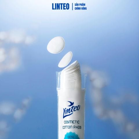 Linteo Bông tẩy trang 140 miếng