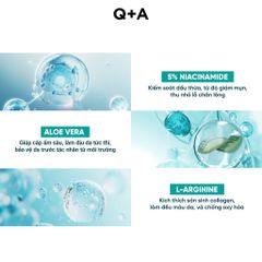 Q+A Kem chống nắng Niacinamide Balancing Daily Sunscreen 50ml