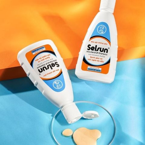 Selsun Dầu gội chống gàu Anti-Dandruff Shampoo With Selenium Sulfide 100ml + QT dầu xả 25ml