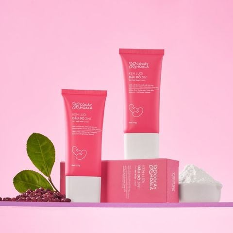 Cocayhoala Kem lười Đậu Đỏ 3in1 25g