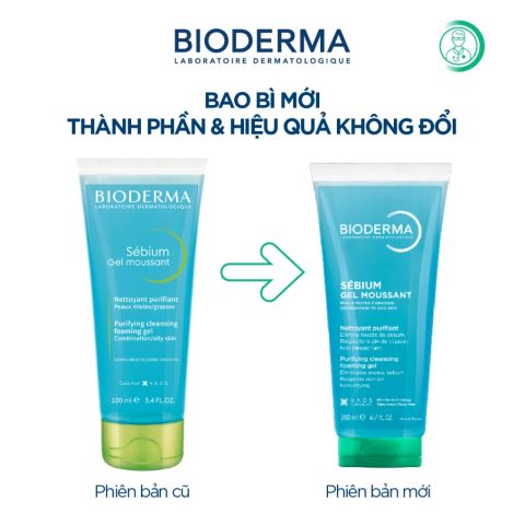 Bioderma Sữa rửa mặt Sebium Gel Moussant