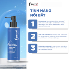 Emmie by Happyskin Nước Tẩy Trang Soothing Polluclear Micellar Water 220ml