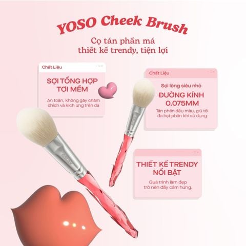 Gslay Cọ trang điểm phấn má Gslay Yoso Cheek Brush