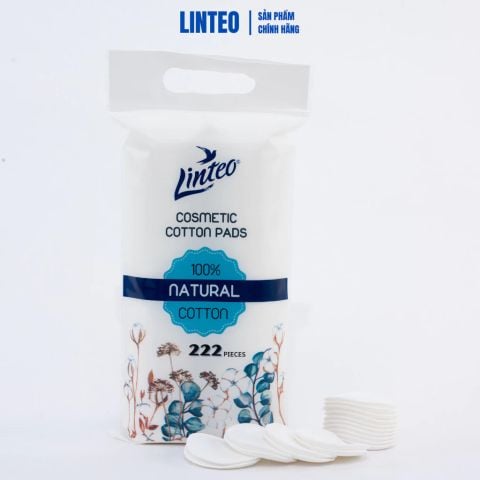 Linteo Bông tẩy trang 222 miếng