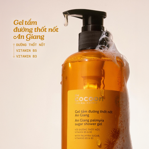 Cocoon Gel tắm đường thốt nốt An Giang Palmyra Sugar Shower Gel 500ml