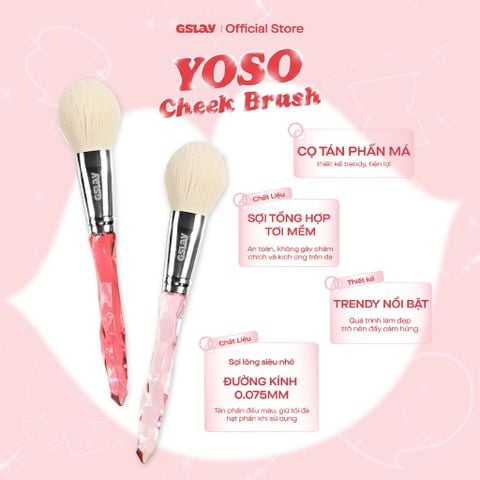 Gslay Cọ trang điểm phấn má Gslay Yoso Cheek Brush