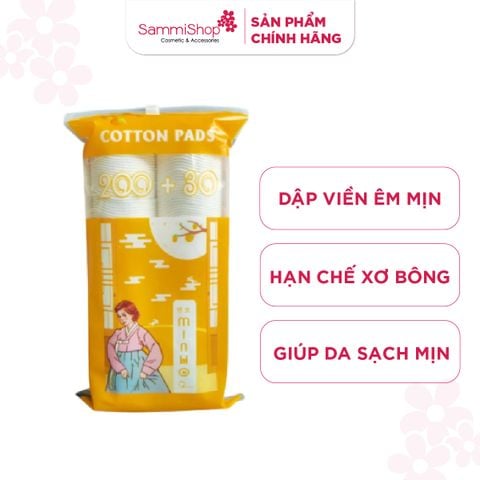 Minho Bông tẩy trang 230 miếng