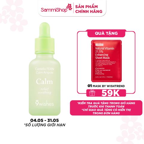 9 Wishes Tinh chất Centella PDRN Calm Ampule 30ml