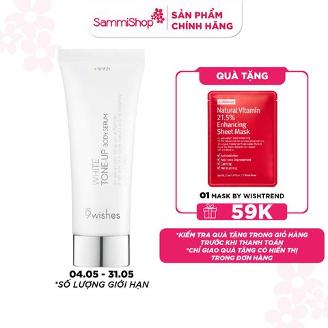 9 Wishes Sữa dưỡng thể White Tone-up Body Serum 150ml ver 2