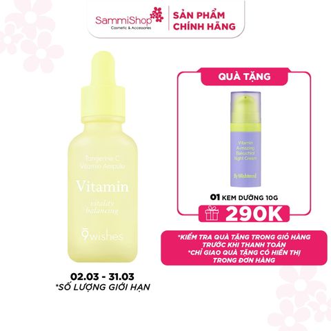 9 Wishes Tinh chất Tangerine C Vitamin Ampule 30ml