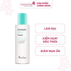 9 Wishes Nước hoa hồng Dermatic Cica Toner 150ml