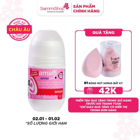 Amalfi Lăn khử mùi Infiniti Antiperspirant Deodorant 50ml