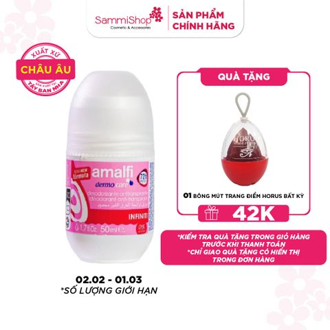 Amalfi Lăn khử mùi Infiniti Antiperspirant Deodorant 50ml