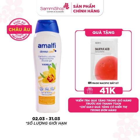 Amalfi Gel tắm Vanilla Shower Gel 750ml