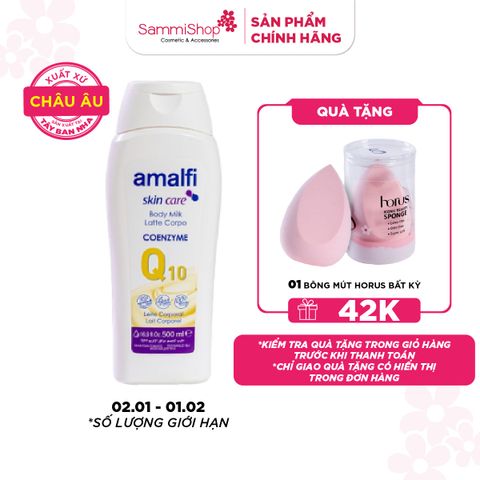Amalfi Sữa dưỡng thể Q10 Coenzyme Body Milk 500ml